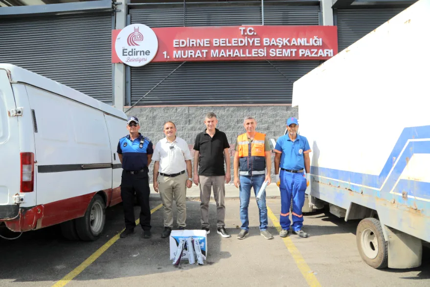 Belediye Pazar 3 - Edirne’de pazar yerlerinde düzen ve temizlik hamlesi