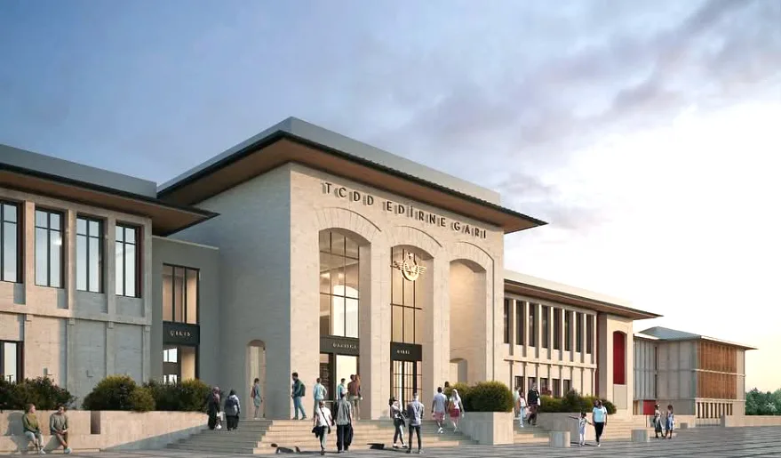 Tarihi Edirne Gar Binası yeniden inşa edilecek
