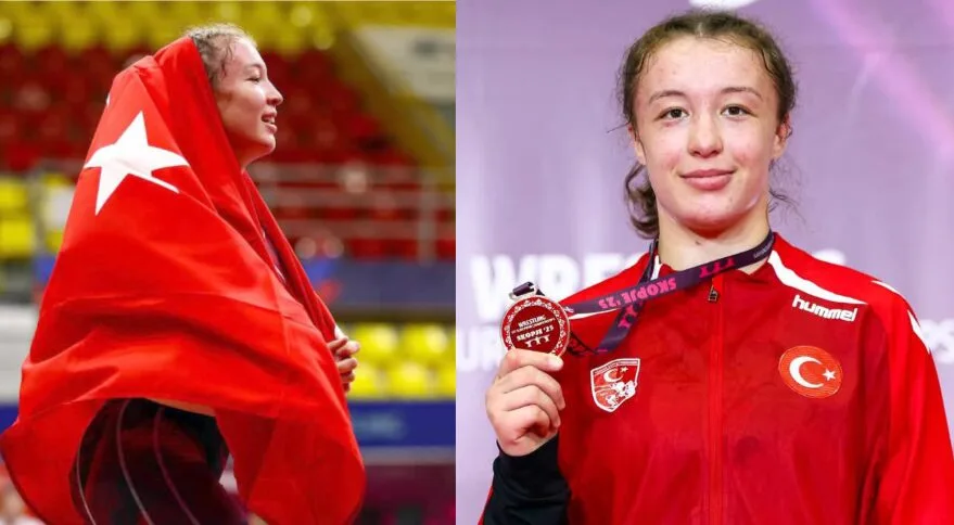 Edirneli güreşçi Eylem Engin dünya üçüncüsü oldu  