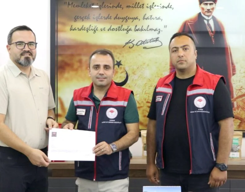 Edirne’de bir işletme daha hastalıktan ari sertifika aldı