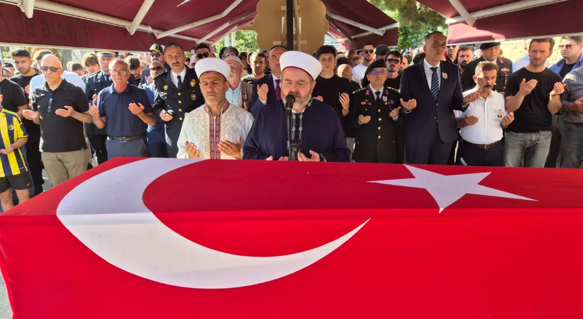 Tekirdağ’da gazi polis Serdar Çetkin son yolculuğuna uğurlandı