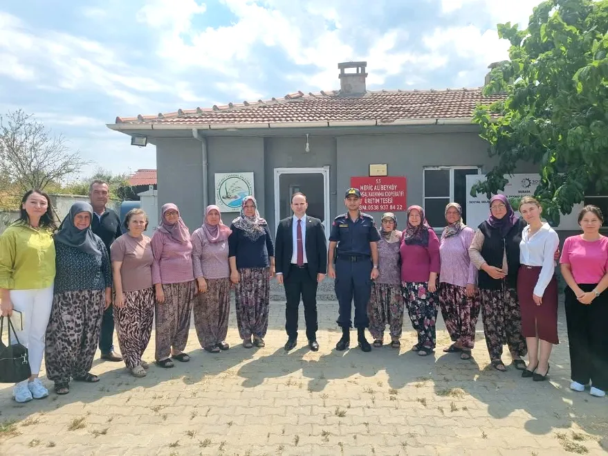 Kaymakam Güvenç’ten Alibeyköy Fıstık Kooperatifi’ne ziyaret
