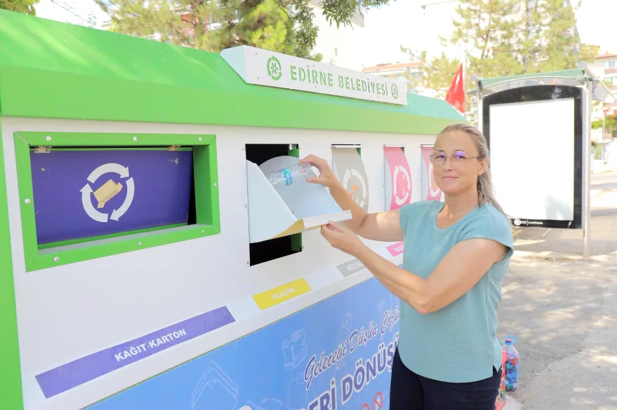 Edirne’de 5 mahalleye daha Mobil Atık Getirme Merkezi
