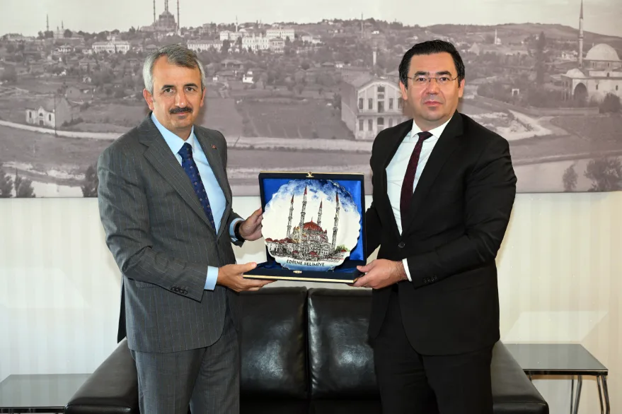 Edirne Valisi Sezer’den Başsavcılığa ziyaret