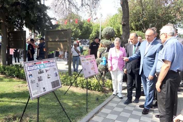 Ataturk tekirdagda ve harf inkilabi 2 - Atatürk’ün Tekirdağ’a gelişi ve Harf İnkılabı’nın 97. yıl dönümü törenle kutlandı