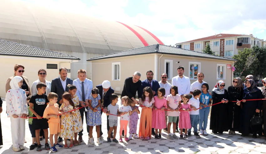Kırklareli’nde hayırseverin yaptırdığı Kur’an kursu binası törenle açıldı