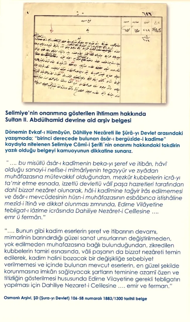 20250910 150358 e1757508456375 - Selimiye’nin kubbesindeki değişime tepki