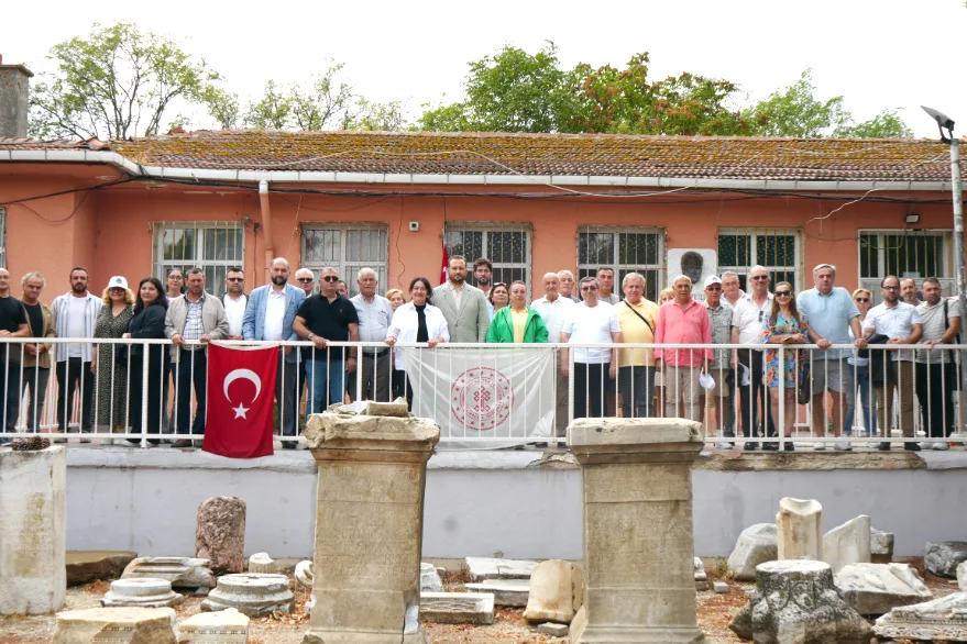 Yurt dışından gelen ziyaretçiler Tekirdağ’daki antik kentleri gezdi