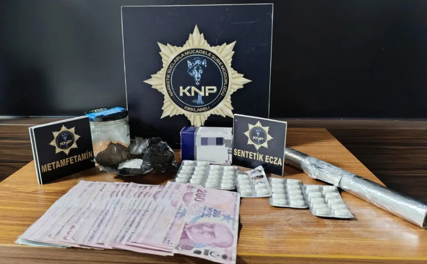 Kırklareli’nde uyuşturucu ticareti yaptığı iddia edilen zanlı, tutuklandı