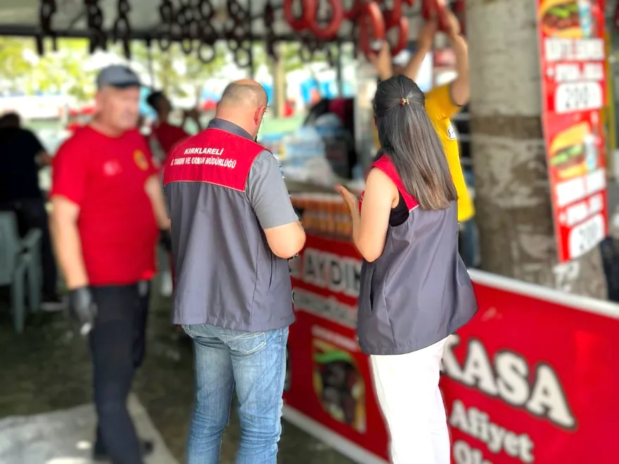 Kırklareli’nde gıda işletmeleri denetlendi