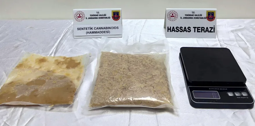 Tekirdağ’da evinde sentetik uyuşturucu ele geçirilen zanlı tutuklandı