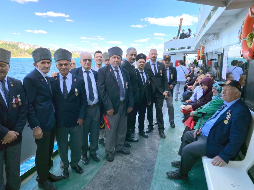 Tekirdağ’da Gaziler Günü dolayısıyla tekne turu düzenlendi