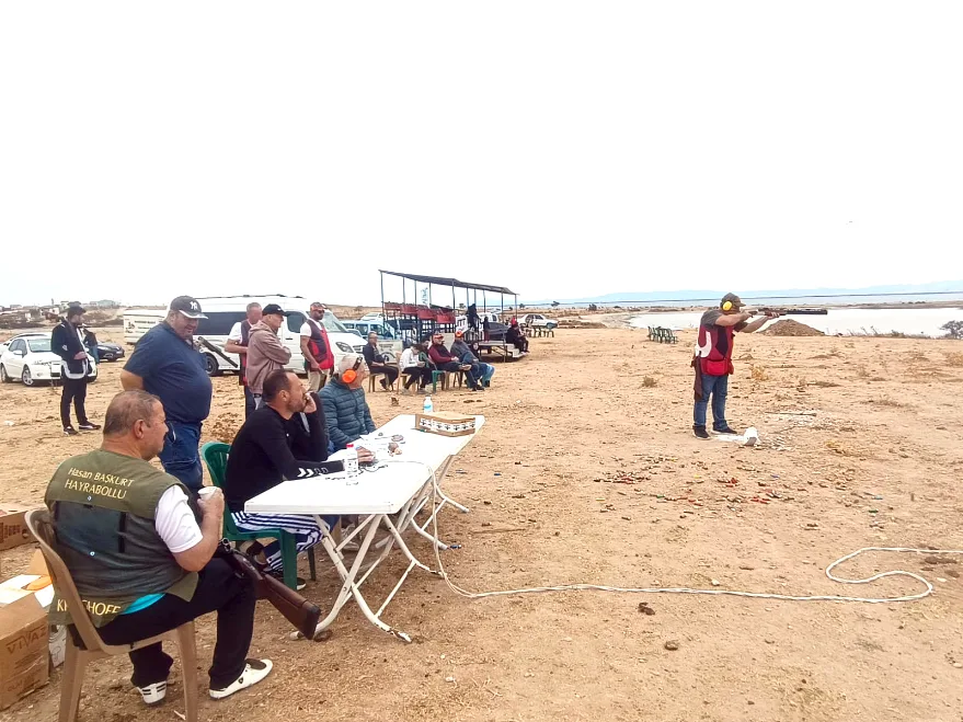 Enez’de trap atış yarışması düzenlendi