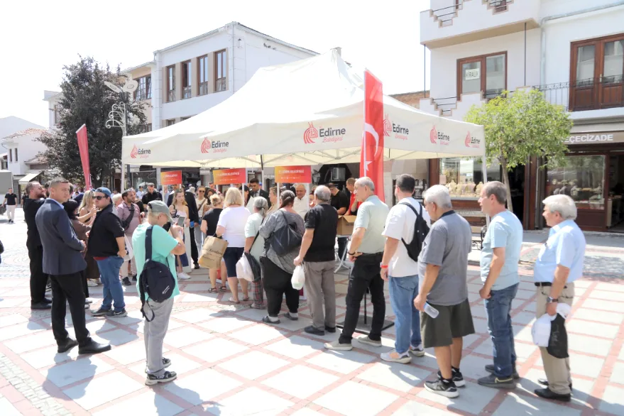 Belediye Kandil Simidi 2 - Edirne Belediyesi’nden kandil simidi ikramı