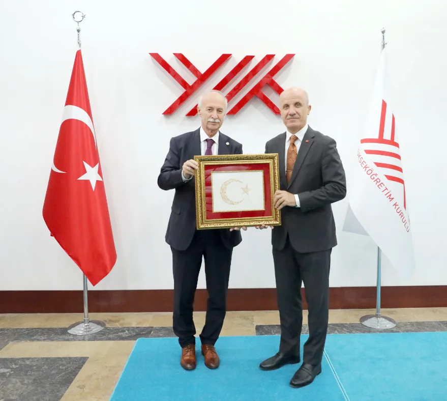 Rektör Hatipler’den YÖK Başkanı Özvar’a tebrik ziyareti