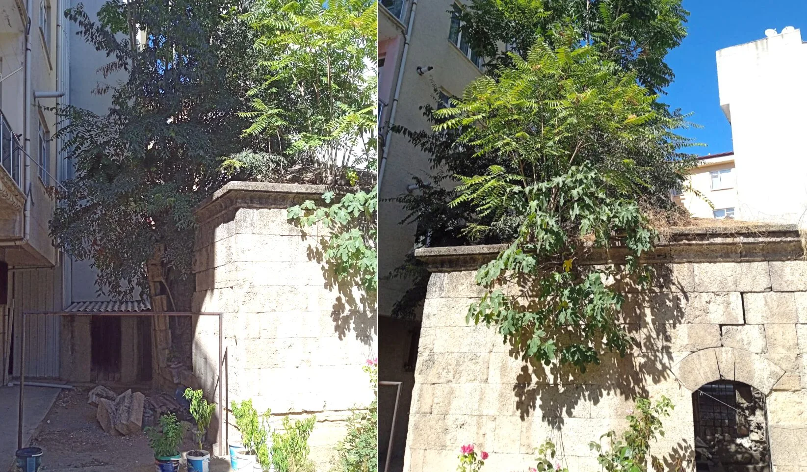 Tarihi yapı yıkılma tehlikesi ile karşı karşıya