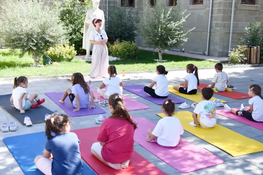 Müze Keşan’da çocuklar yoga ile buluştu