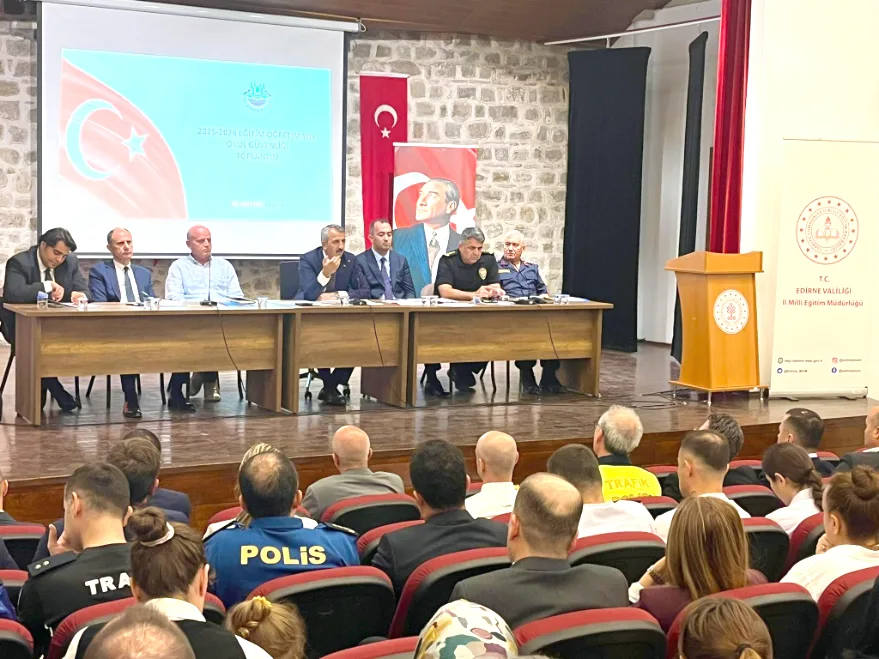 Edirne’de okul güvenliği masaya yatırıldı