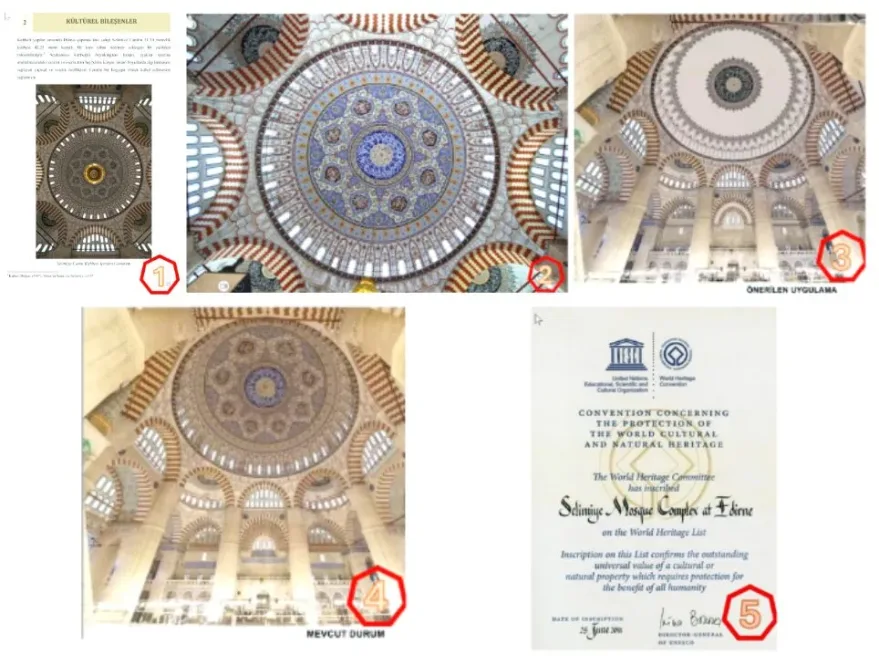 Selimiye Belgeler e1757585419407 - “Selimiye Dünya Mirası Listesinden çıkarılabilir” uyarısı!