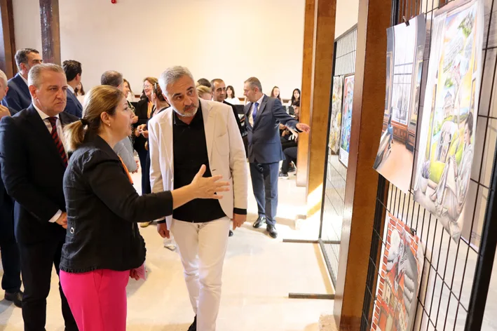 Atolye sergi salonu 3 - Kırklareli Güzel Sanatlar Lisesi’nin atölye ve sergi salonu açıldı