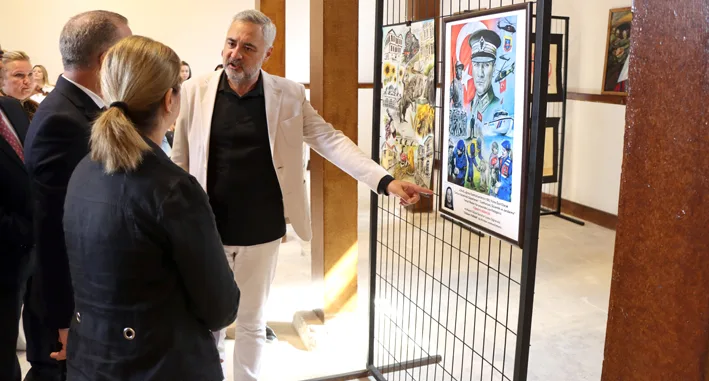 Atolye sergi salonu 4 - Kırklareli Güzel Sanatlar Lisesi’nin atölye ve sergi salonu açıldı