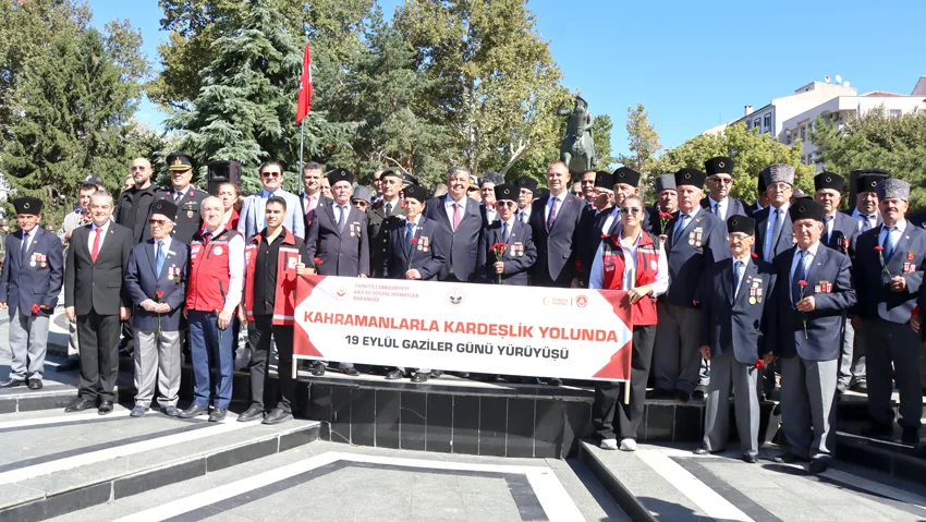 Kırklareli’nde 19 Eylül Gaziler Günü dolayısıyla tören düzenlendi