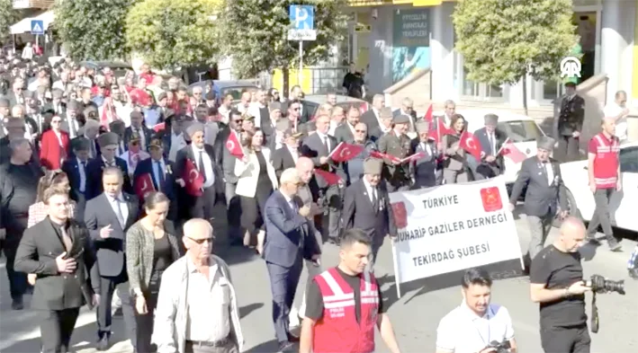 Gaziler gunu 3 - Tekirdağ’da 19 Eylül Gaziler Günü dolayısıyla tören düzenlendi