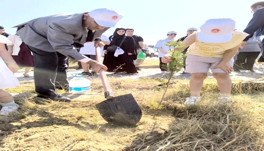 Tekirdağ’da “2025 Aile Yılı” kapsamında hatıra bahçesi oluşturuldu