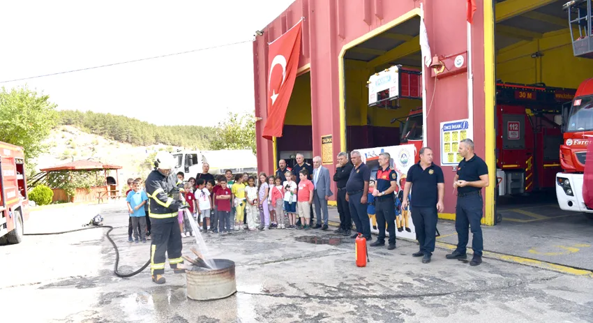 Keşanlı öğrenciler itfaiyecilik mesleği ile tanıştı