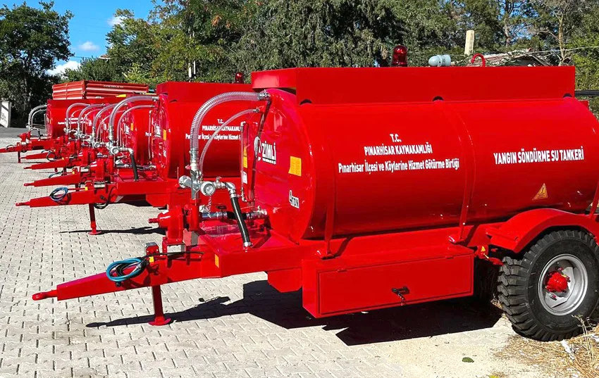 Pınarhisar’da köylerde yangınlara ilk müdahale su tankerleriyle yapılacak