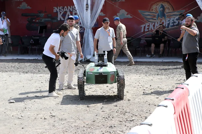 Teknofest insansiz kara araci 2 - TEKNOFEST İnsansız Kara Aracı Yarışması Tekirdağ’da başladı