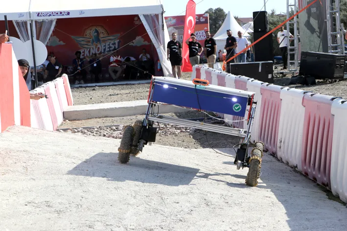 Teknofest insansiz kara araci 3 - TEKNOFEST İnsansız Kara Aracı Yarışması Tekirdağ’da başladı