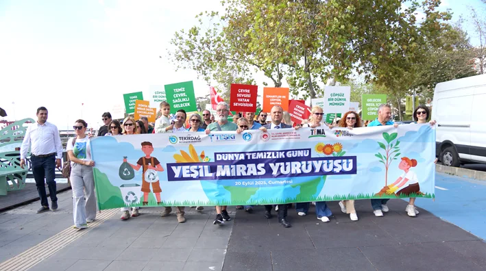 Yesil miras 2 - Tekirdağ’da “Yeşil Miras Yürüyüşü” düzenlendi