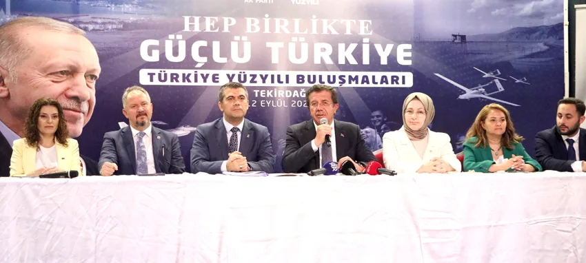 AK Parti Genel Başkan Yardımcısı Zeybekci, Tekirdağ’da konuştu