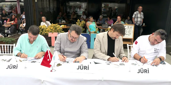 Zeytinyagli sarma 3 - Tekirdağ’da kadınlar en iyi zeytinyağlı sarmayı yapmak için yarıştı