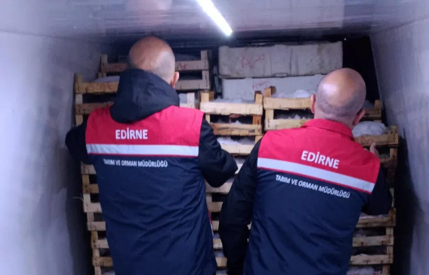 Enez’de trol gemileri denetlendi