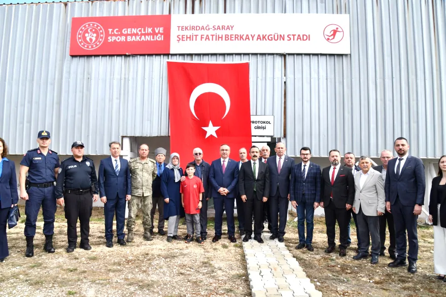 Tekirdağlı şehidin ismi stadyumda yaşayacak