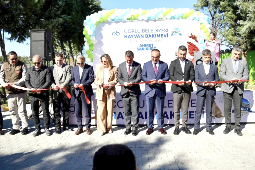 Tekirdağ’da hayvan bakımevinin açılışı yapıldı