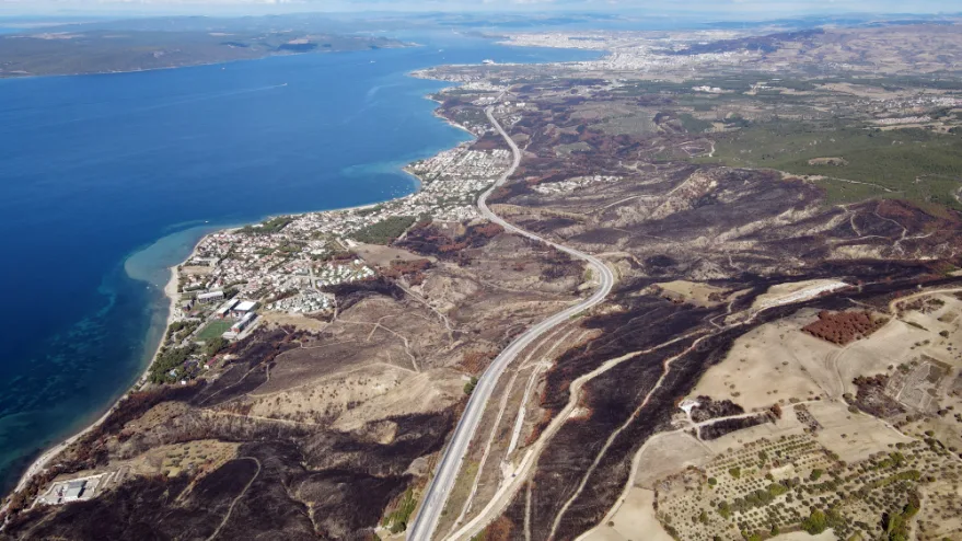 Çanakkale’de yangınlardan zarar gören alanlar yeniden ormana dönüşecek