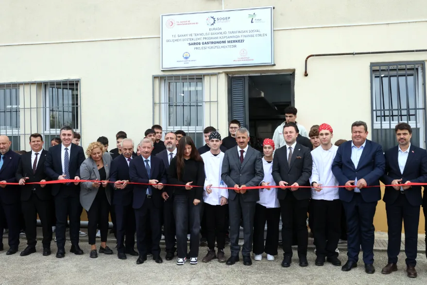 Saros Gastronomi Merkezi törenle açıldı