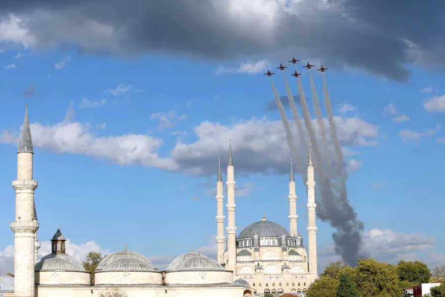 AA 20251024 39509952 39509948 TURK YILDIZLARI EDIRNE SEMALARINDA TEST UCUSU YAPTI - Türk Yıldızları, Edirne semalarında test uçuşu yaptı