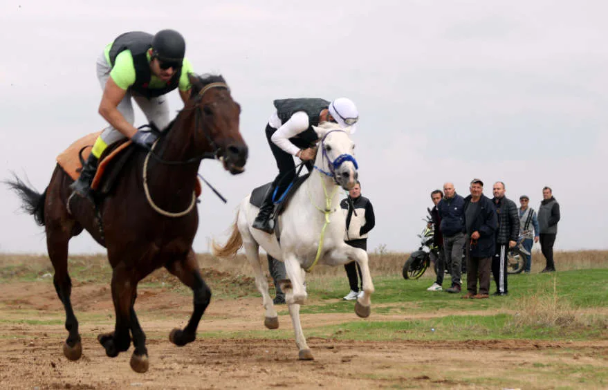Kırklareli’nde atlı “düğün koşusu” geleneği 20 yıl sonra canlandırıldı