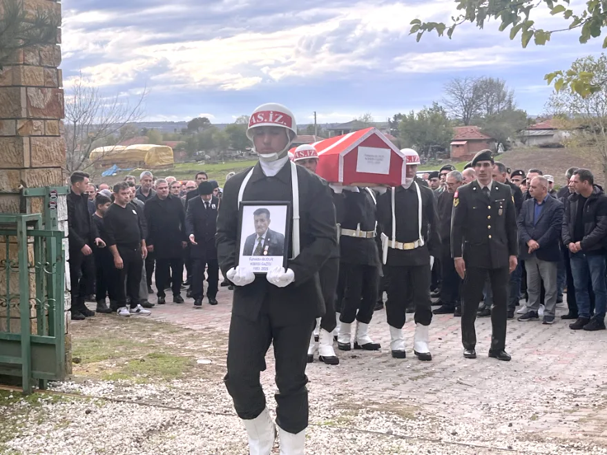 Tekirdağ’da Kıbrıs gazisi son yolculuğuna uğurlandı