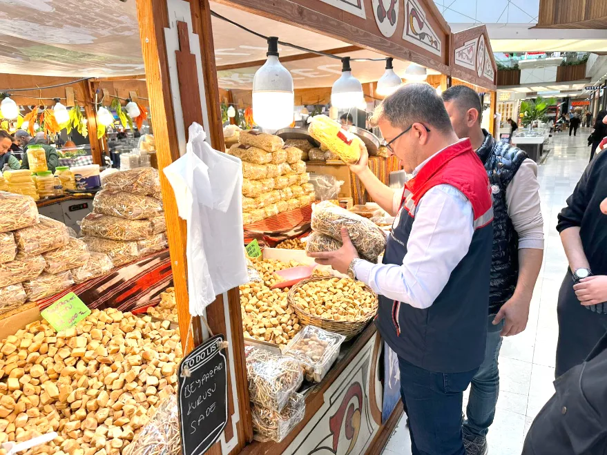 Yöresel ürün satış yerinde gıda denetimi