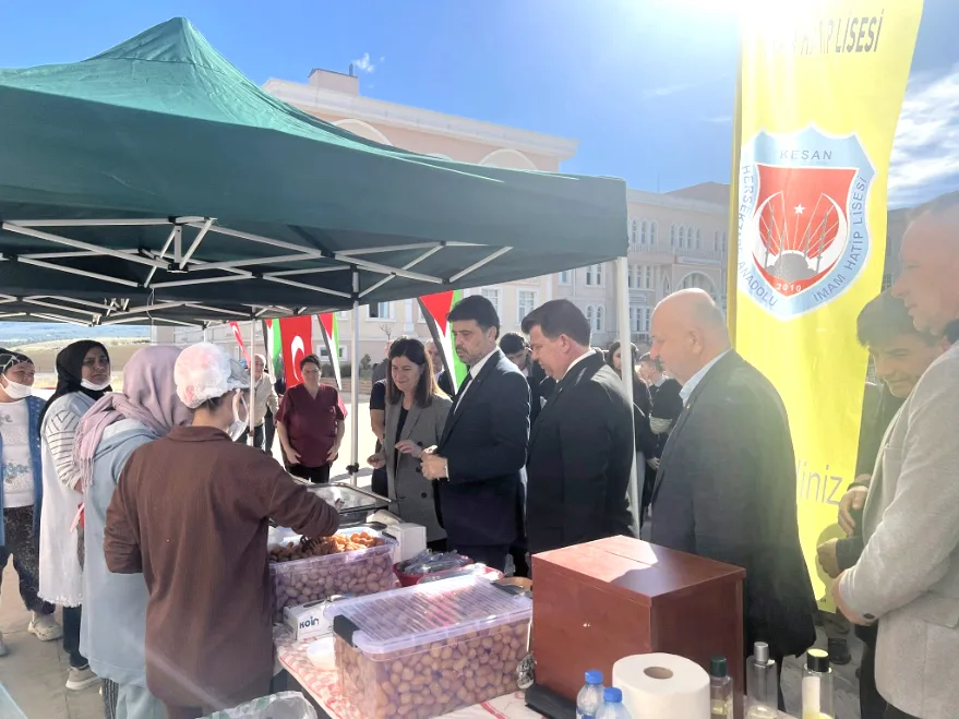 Keşan’da “Gazze’de Kardeşlerim Var” kermesi açıldı