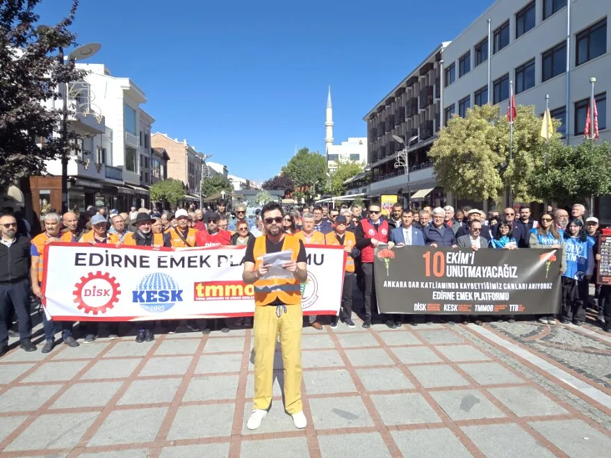 Edirne’de Gar Katliamı 10. yılında anıldı