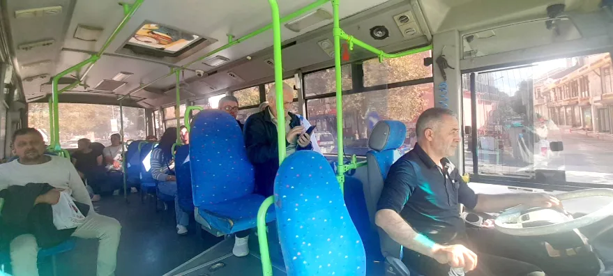 Dilci, talep ve şikayetleri direksiyon başında dinledi