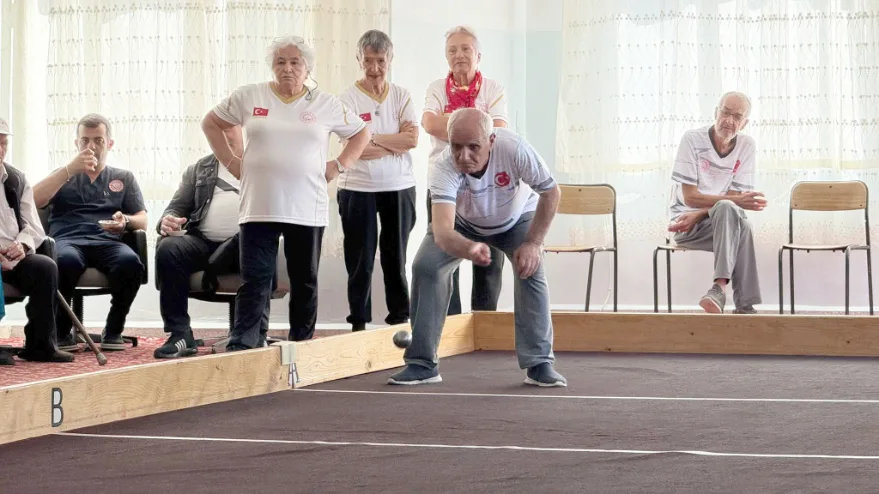 Edirne Huzurevi’nde bocce heyecanı