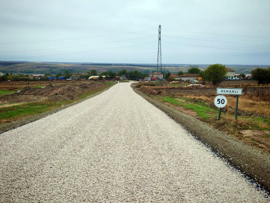 Cigerci Koy Yollari 5 - Edirne’de kırsal ulaşım ağı güçleniyor