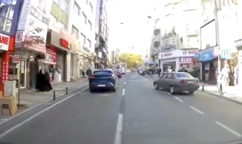 Tekirdağ’da makas atan sürücüye para cezası kesildi